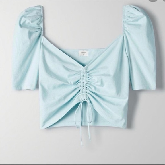 Aritzia Tops - Aritzia Wilfred “Nissa” Top in Blue